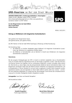 SPD-FRAKTION IM RAT DER STADT WILLICH