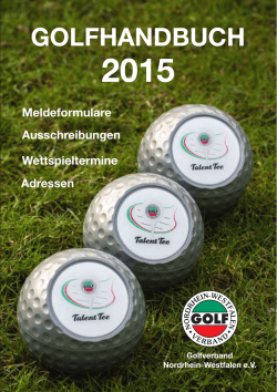 150007 G47 Kurier Golfhandbuch 2015 Cover.indd