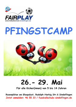 Poster Pfingstcamp 2015