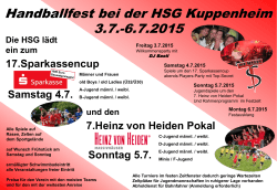 Handballfest HSG Kuppenheim