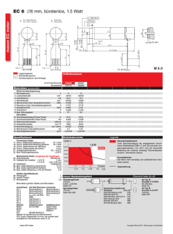 EC 6 &empty;6 mm, b&uuml;rstenlos, 1.5 Watt