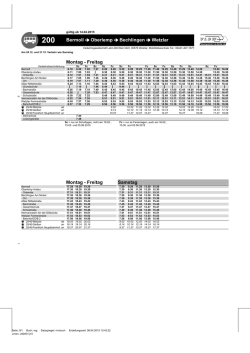 200 gültig ab 14.04.2015 Bermoll - Oberlemp - Bechlingen