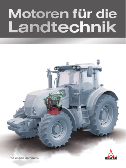 Motoren für die Landtechnik