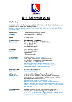 U11 Adlercup 2015