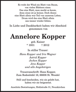 Annelore Kopper