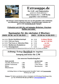 bei der Extrasuppe!