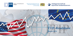 TTIP Roadshow Bayern 2015