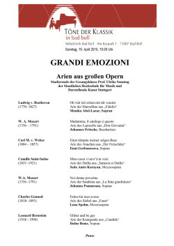 GRANDI EMOZIONI - T&ouml;ne der Klassik