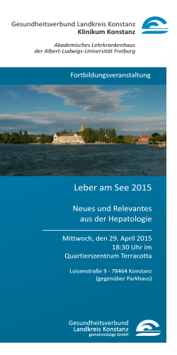 Leber am See 2015 - Gesundheitsverbund Landkreis Konstanz