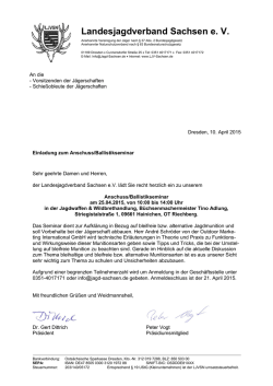 Landesjagdverband Sachsen e. V.