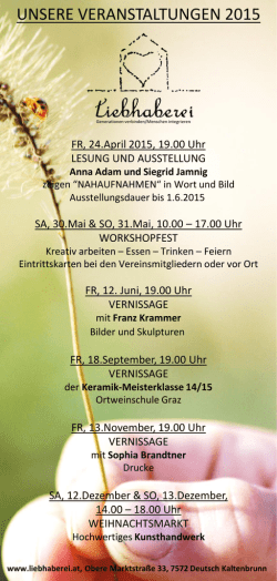 Jahresprogramm 2015 pdf, 274.82 KB