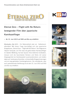Eternal Zero – Flight with No Return: bewegender Film über