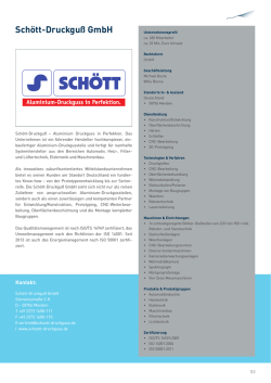 Sch&ouml;tt-Druckgu&szlig; GmbH