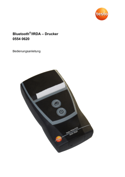 Bluetooth®/IRDA – Drucker 0554 0620