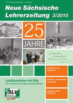 NSLZ 3/2015 - Sächsischer Lehrerverband