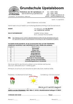 06.05.2015 Einladung Bastelnachmittag
