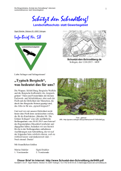 Info-Brief Nr. 58 - Schuetzt-den