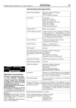 Amtliches - Amtsblatt Leinfelden