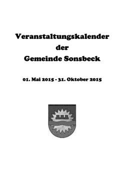 Herbstmarkt - in Sonsbeck