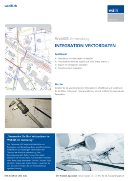 INTEGRATION VEKTORDATEN