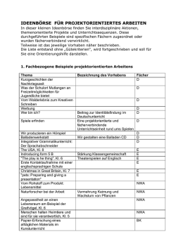 Ideenb&ouml;rse Internet