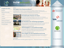 Drucken der aktuellen Ausgabe - Ausgabe 05-2015