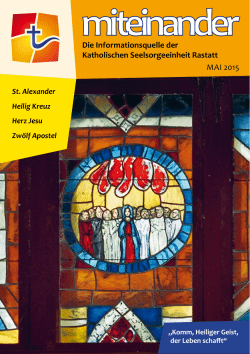 Pfarrbrief Nr. 2015-05 - Kath