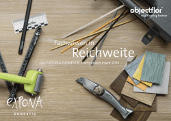 Expona Domestic Seminarbroschüre 2015
