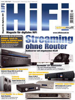 Magazin für digitales HiFi einsnull