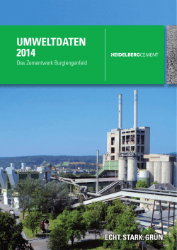 Umweltdaten 2014 - HeidelbergCement