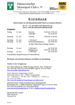 Einladung Juni 2015