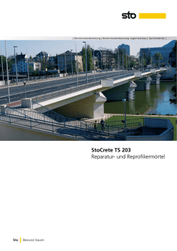 StoCrete TS 203 Reparatur- und Reprofilierm&ouml;rtel
