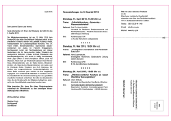 Einladung II. Quartal 2015 - Münchener Juristische Gesellschaft eV