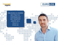 Programm transport_logistic 2015 - Euro