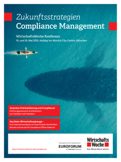 Zukunftsstrategien Compliance Management