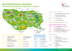 Häuser- und Wegeplan - Bezirkskliniken-mfr