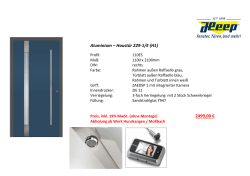 Aluminium – Haustür 229-1/E (H1) 2499,00 €