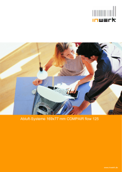 Abluft-Systeme 169x77 mm COMPAIR flow 125