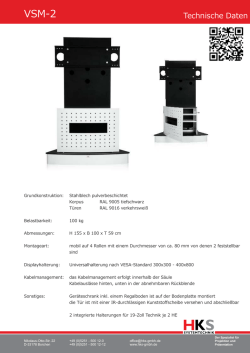 Technische Daten - HKS Systemtechnik GmbH