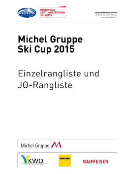 Michel Gruppe Ski Cup 2015