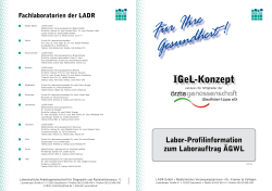 Labor-Profil-Info - Ärztegenossenschaft Westfalen
