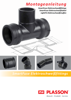 SmartFuse Elektroschwei&szlig;fittings