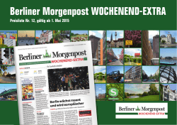 Preisliste Nr. 12 – Berliner Morgenpost WOCHENEND
