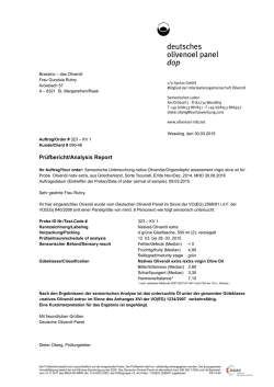Qualitätskontrollen