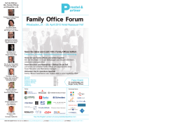Family Office Forum