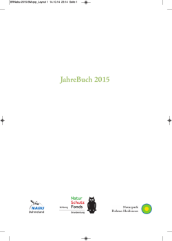 JahreBuch 2015 - NABU Dahmeland