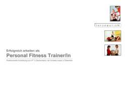 Personal Fitness Trainer/in