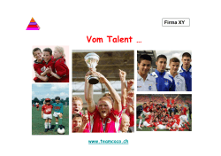 Talentfoerderung  - teamcoco.ch