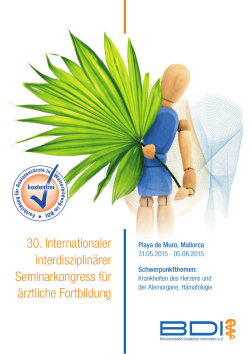 30. Internationaler interdisziplinärer Seminarkongress für ärztliche