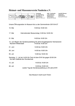 Heimat- und Museumsverein Nauheim e.V.